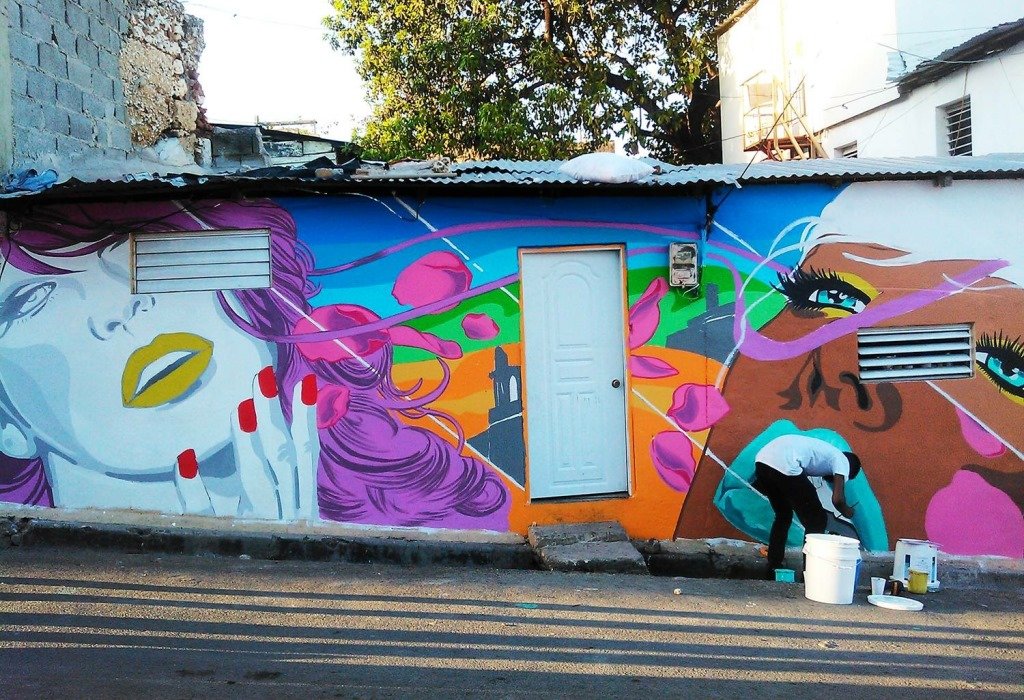 Santa Bárbara Se llena de arte en las calles